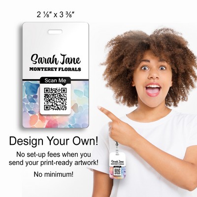 Full Color Rectangular Badge